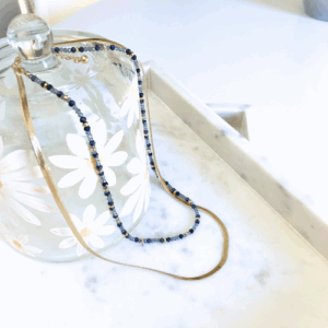 Midnight Tide Layered Necklace